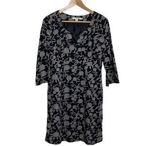 Boden Size 6 Floral Corduroy Sheath Dress Lightweight Fine Wale